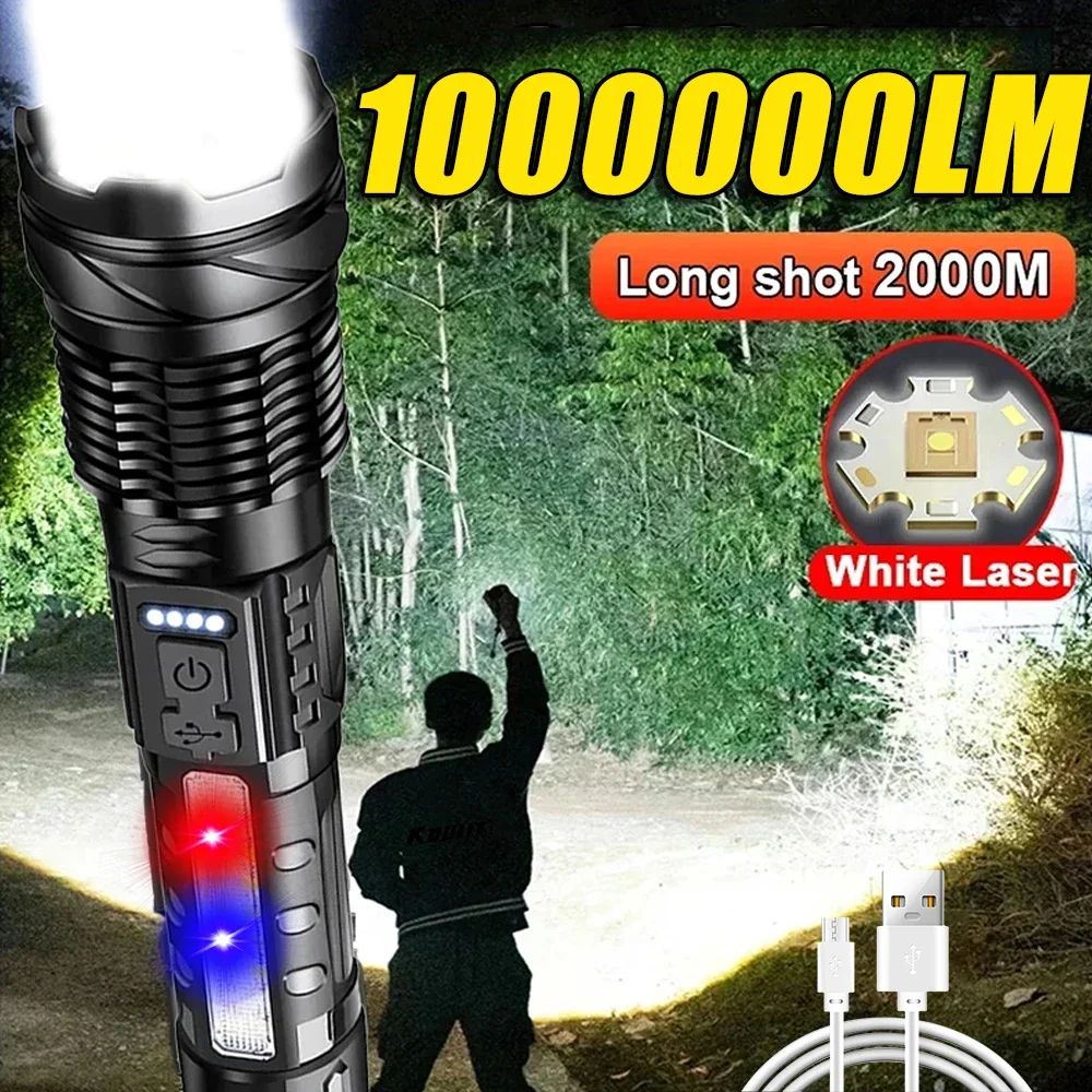 Fishing Light - Powerful LED Flashlight Rechargeable Camping Light