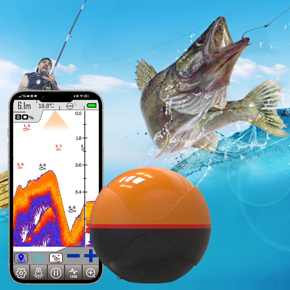 new Dual-Frequency Smart WiFi  - đánh giá và giá Fish Finder