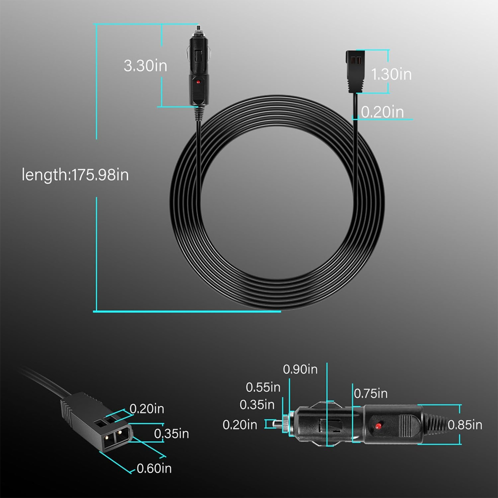 12V DC Port Power Cord 720105- - đánh giá và giá Fish Finder Charger
