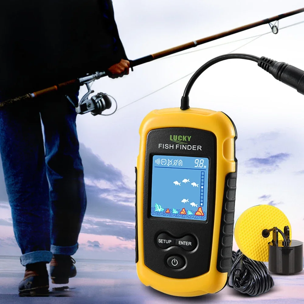 Lucky LCD Color Screen Portabl - đánh giá và giá Fish Finder Portable