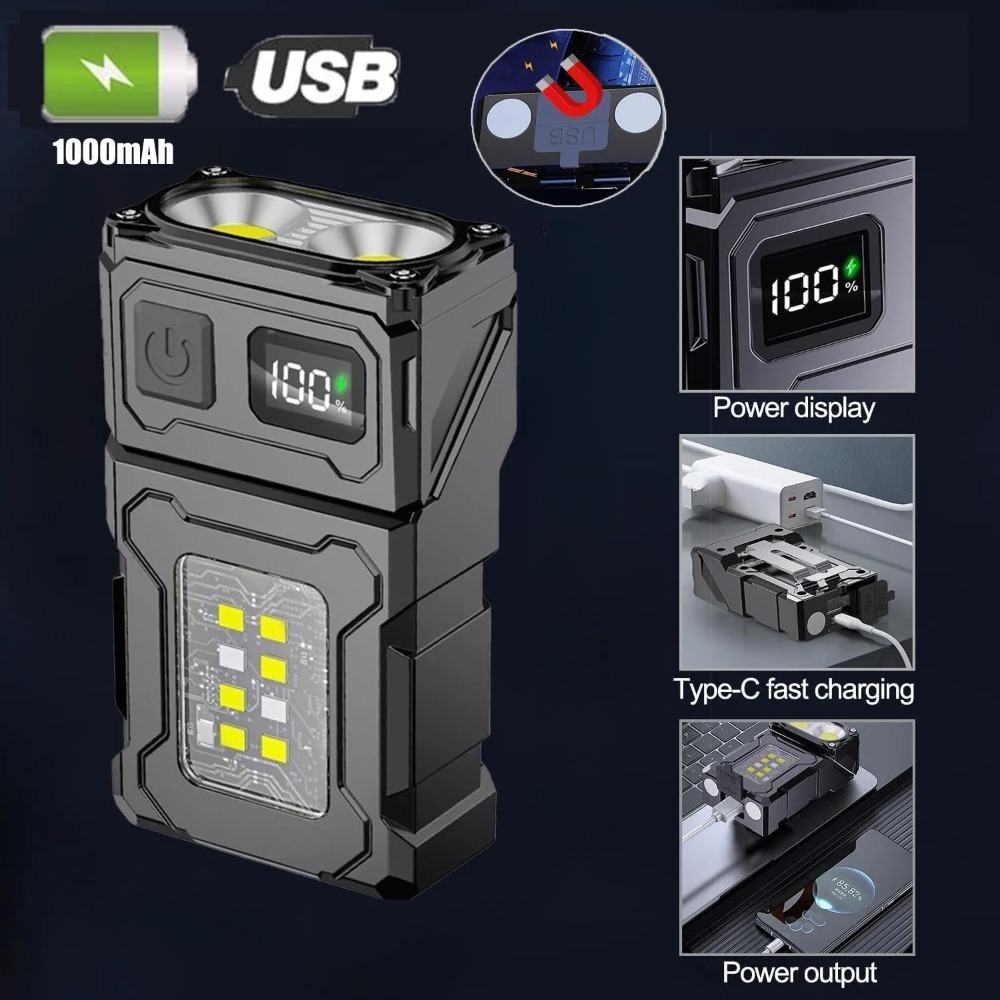 180° Rotatable LED Flashlight  - đánh giá và giá Fishing Light