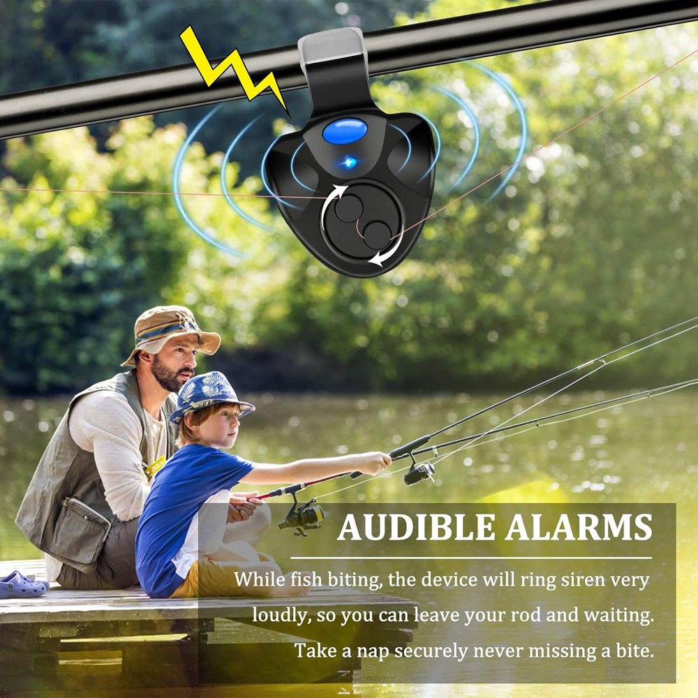 Carp Fishing Clip Set Rod Elec - đánh giá và giá Bite Alarm