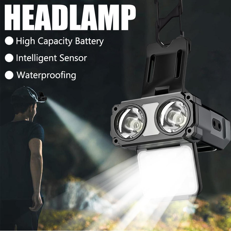 Sensor COB LED Headlamp Cap Cl - đánh giá và giá Fishing Light