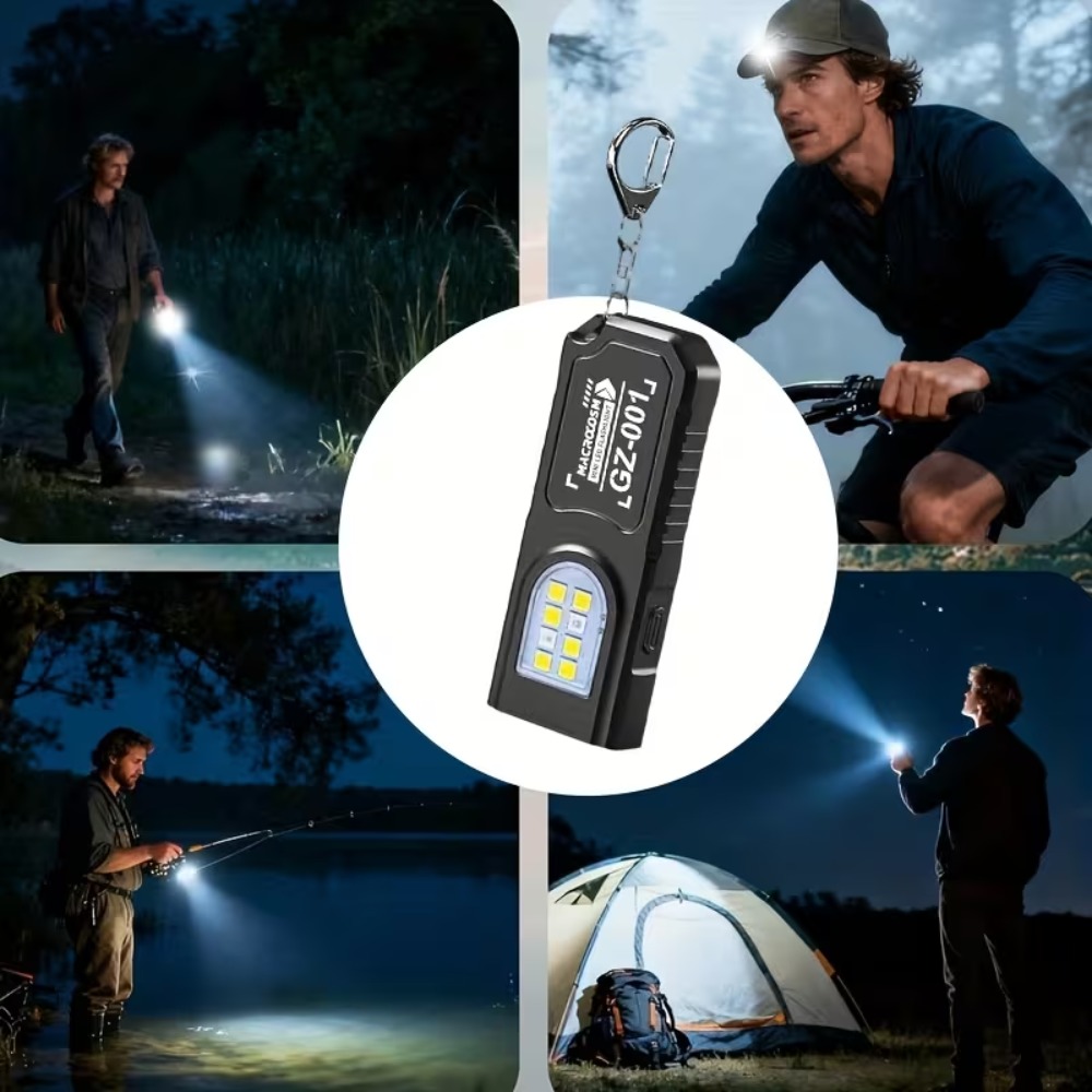 Mini COB LED Keychain Flashlig - đánh giá và giá Fishing Light